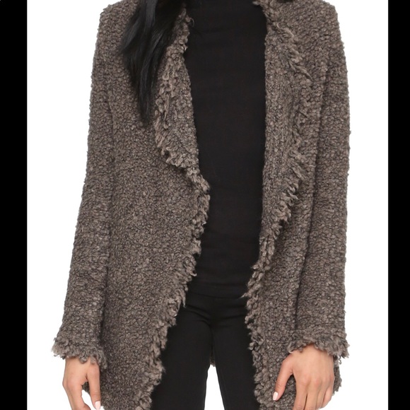 Iro Campbell Boucle Open Sweater Cardigan Jacket P - Picture 3 of 5